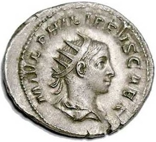 Philip II Roman Emperor reigned 247-249 CE Location TBD
